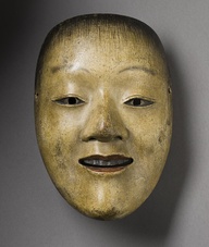 Noh mask of female character